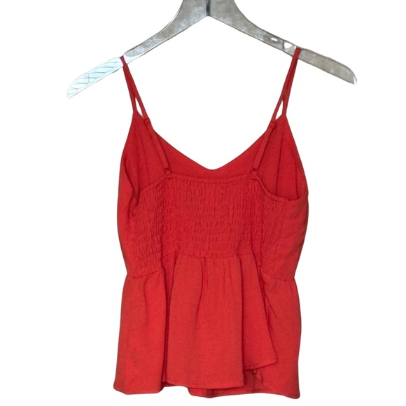 Monteau Spaghetti Strap Top in Soft Orange - Picture 2 of 5